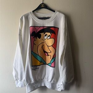 NWT Vintage rare oversized 90s flinstones sweater